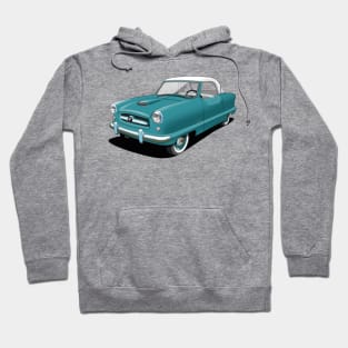 nash metropolitan in teal Hoodie